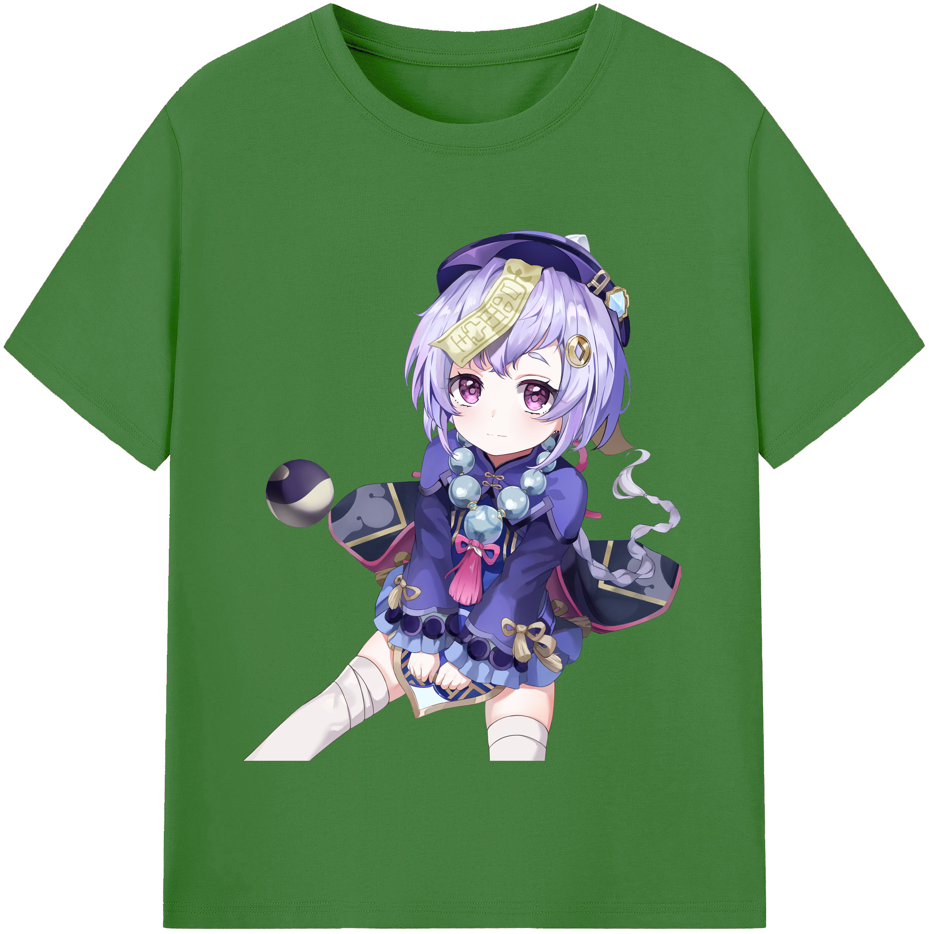 げんし神 七七 なな  genshin Nana レディースカジュアルプリントTシャツ（綿100％）